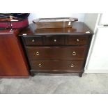 Stag chest of 3 over 2 drawers