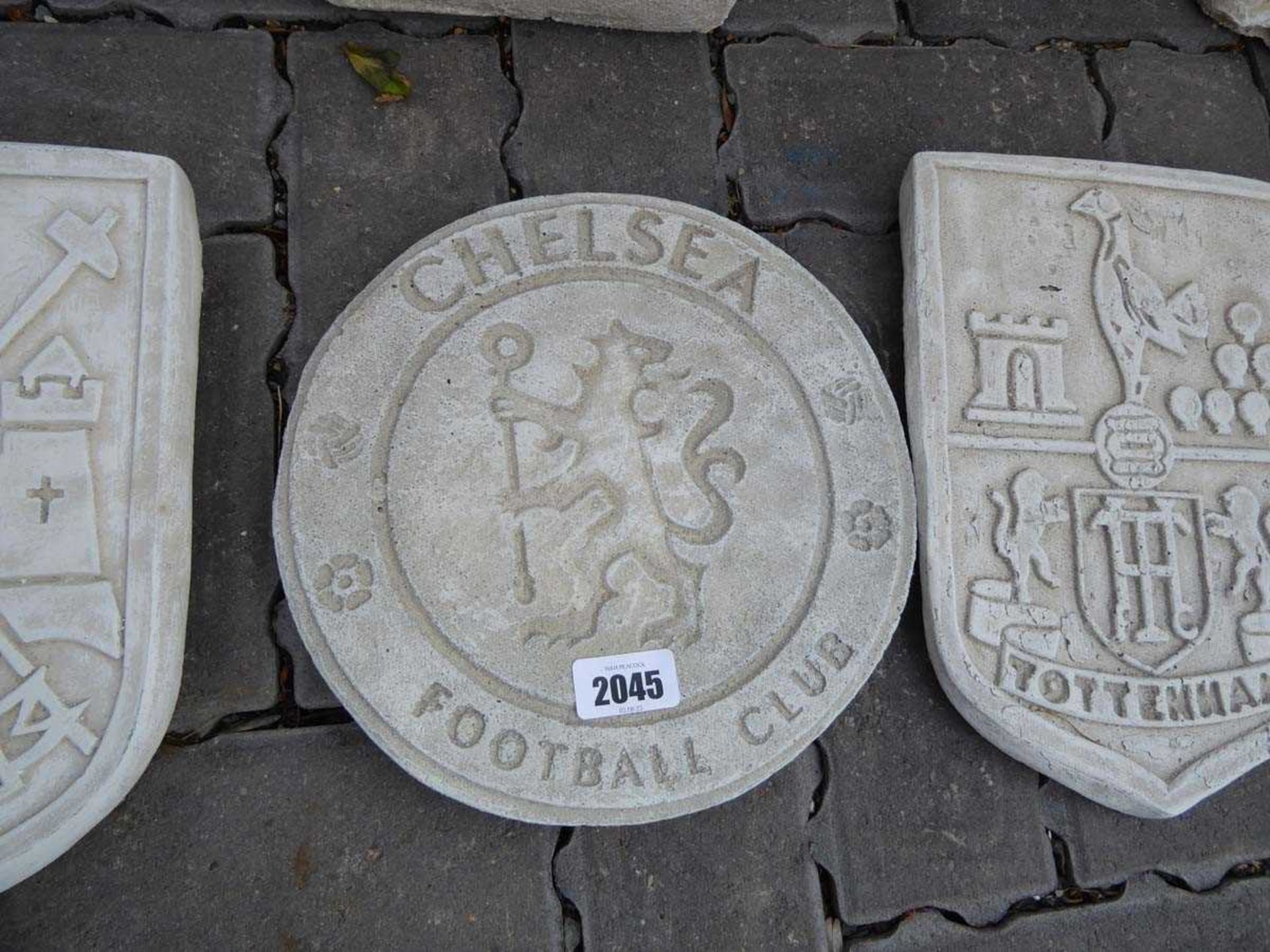 Chelsea FC concrete plaque