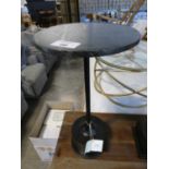 +VAT Small black marble topped wine table