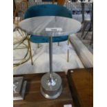 +VAT Small chrome marble topped wine table