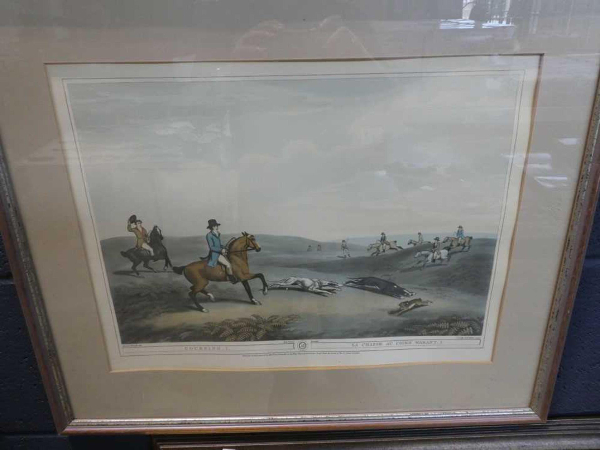 2 framed and glazed hunting prints, James Godby - Image 2 of 3