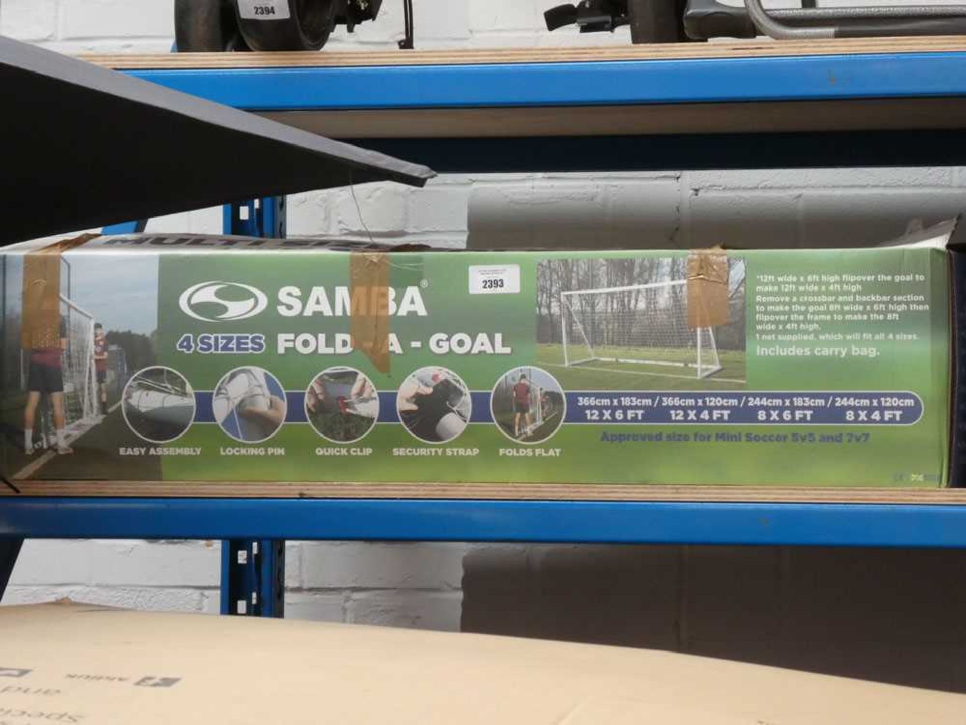 +VAT Boxed Samba full size football goal