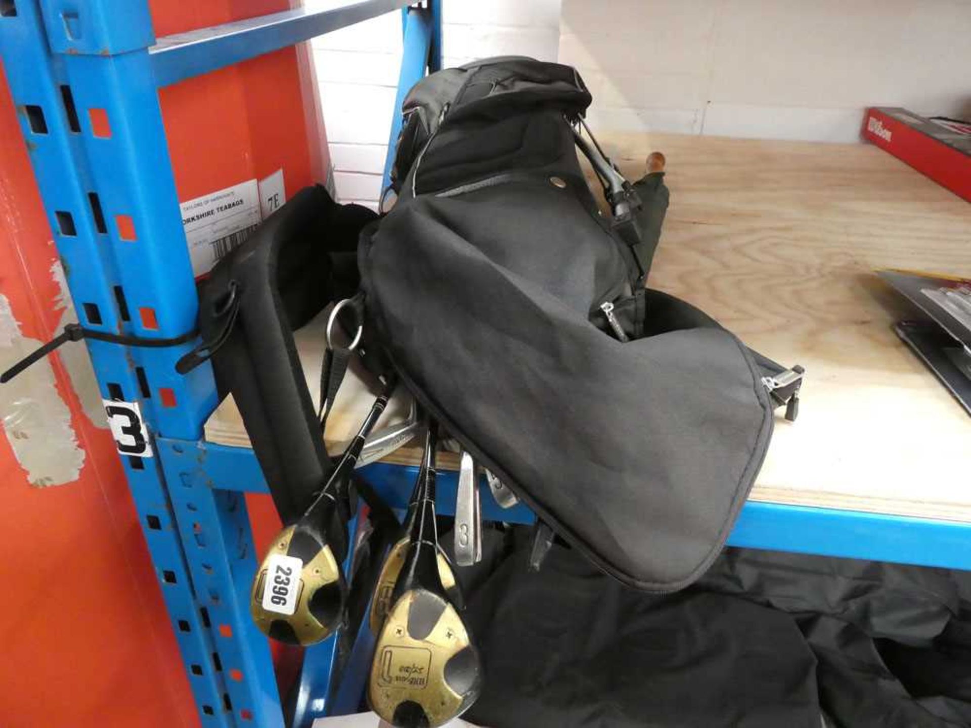 Dunlop golf bag containing mainly Wilson golf clubs, etc. - Image 2 of 2