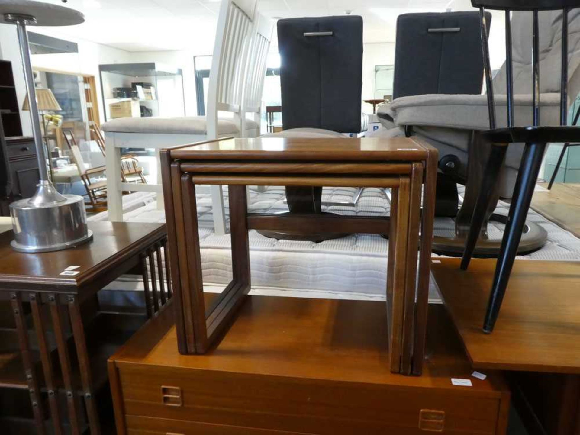 Mid century teak nest of 3 G-Plan coffee tables