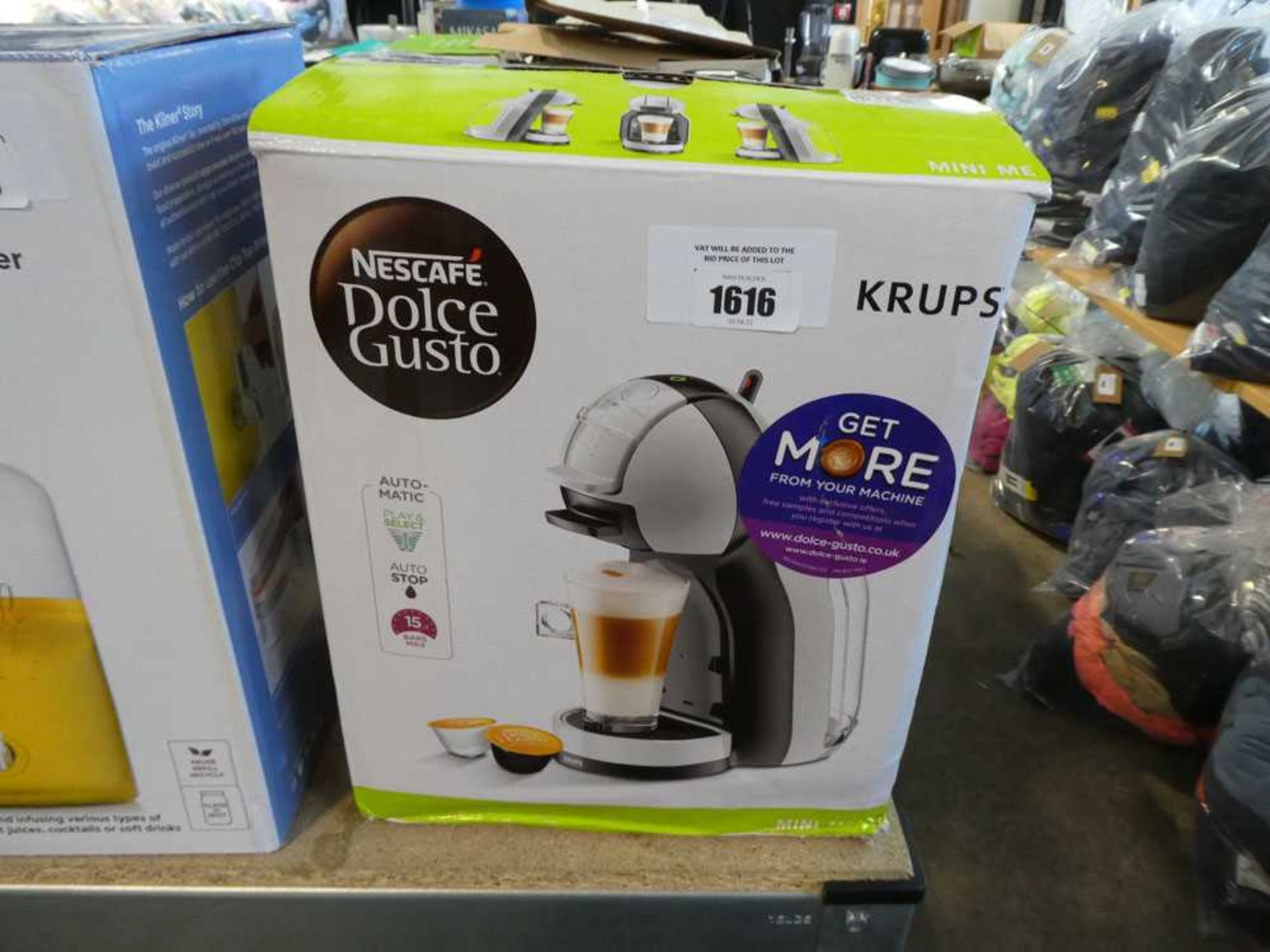 +VAT Nescafe Dolce Gusto Krups coffee machine in box