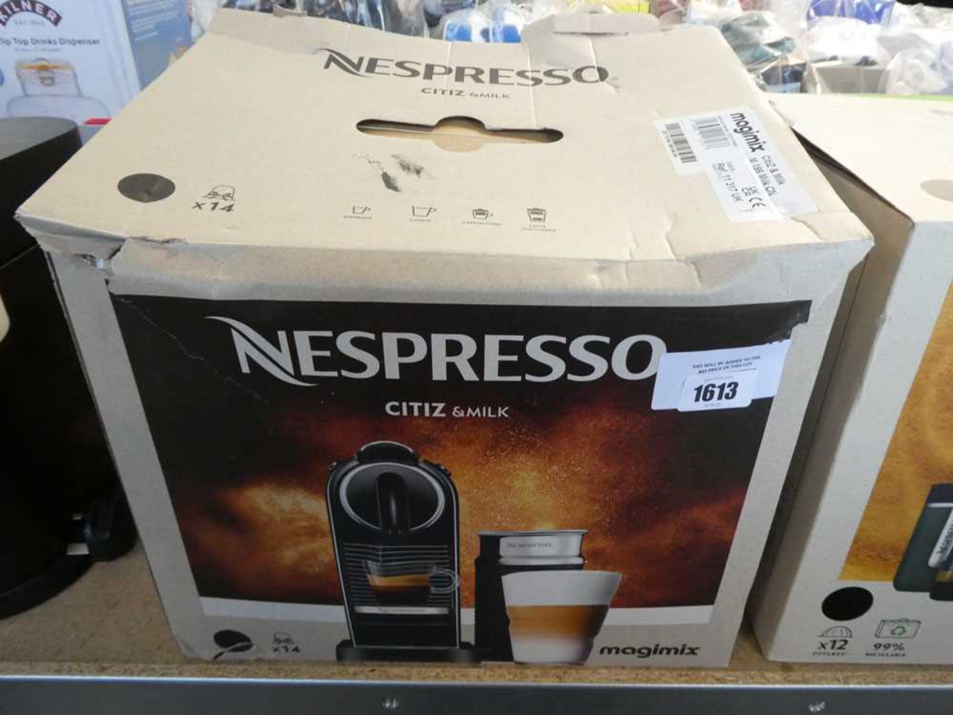 +VAT Nespresso Citiz & Milk coffee machine in box