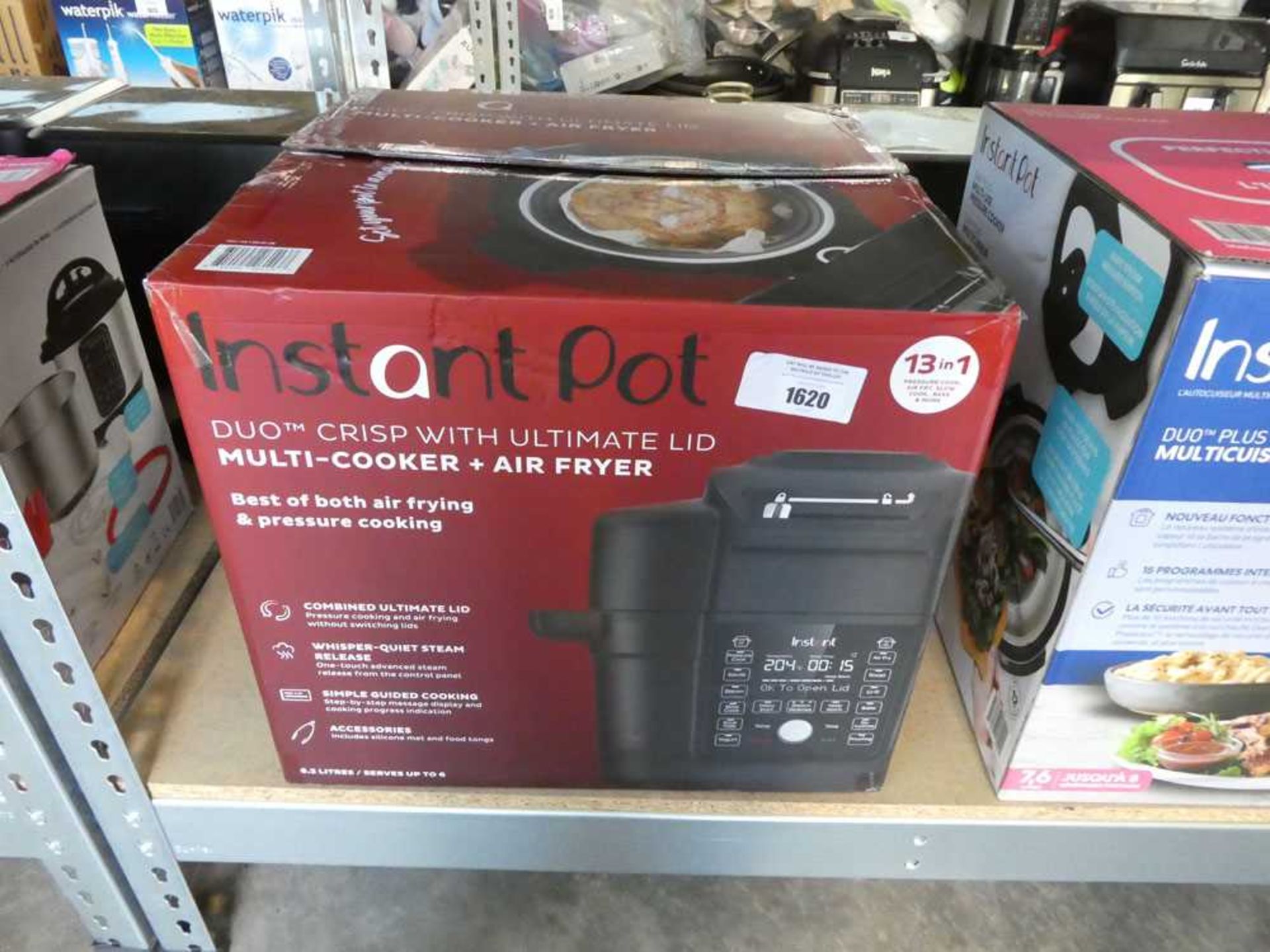 +VAT Instant Pot multi cooker and air fryer in box