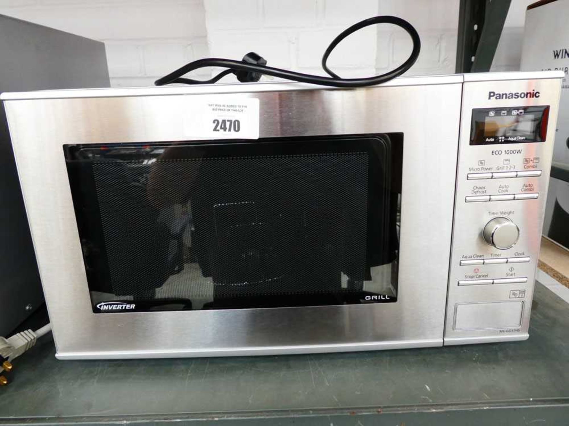 +VAT Panasonic NN-GD37HS invertor microwave
