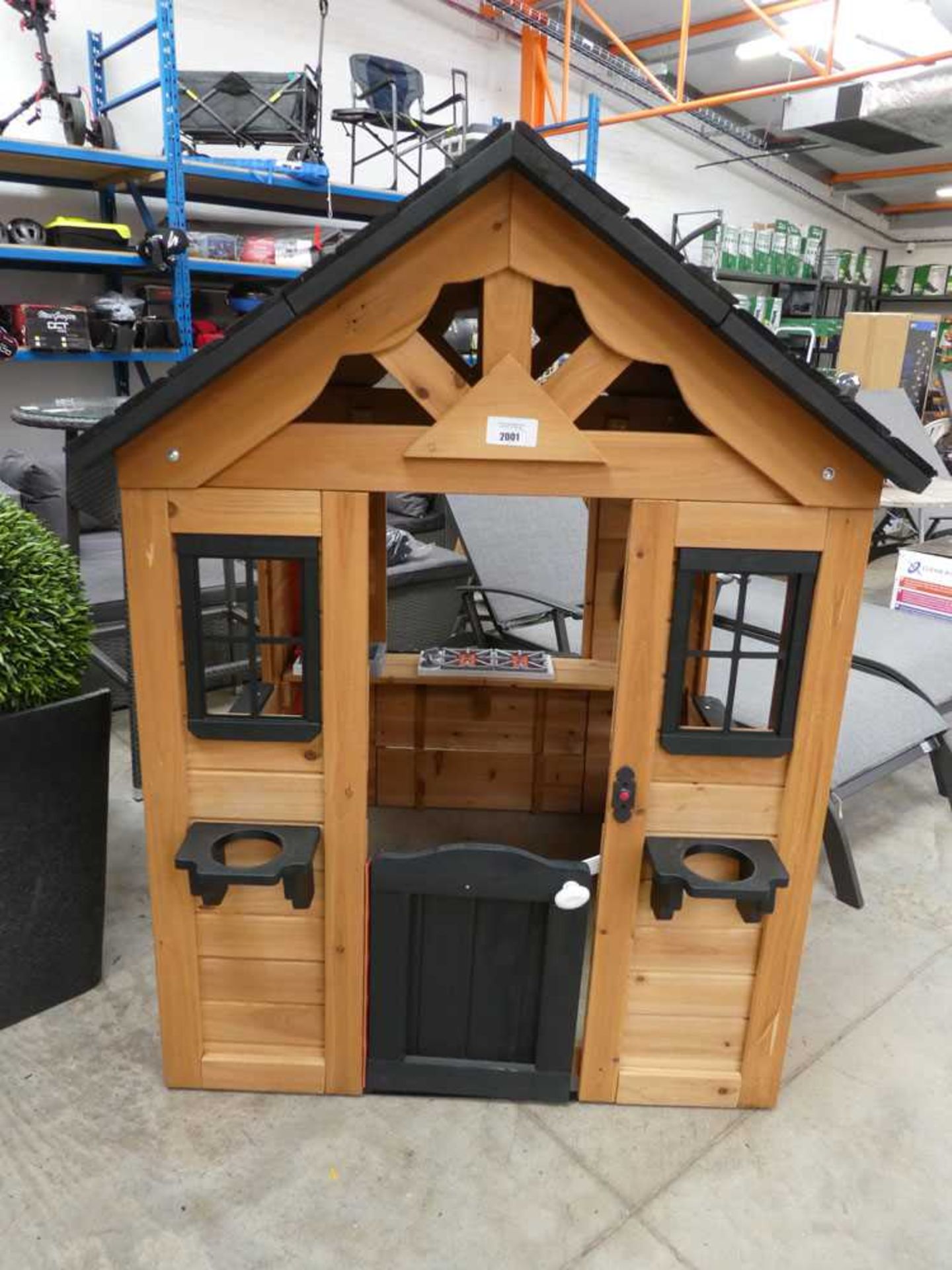 +VAT Wooden outdoor childs playhouse