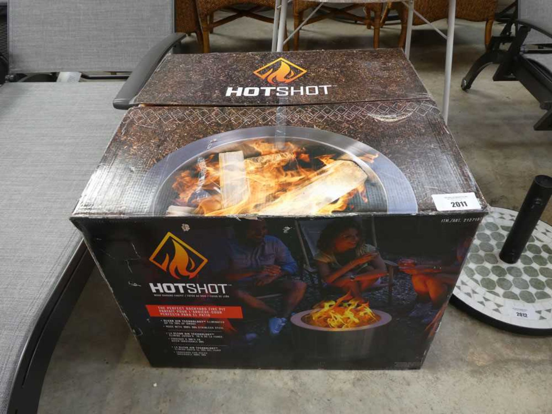 +VAT Boxed HotShot wood burning firepit