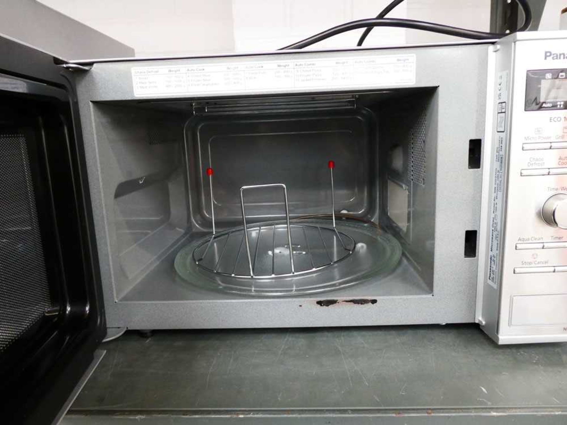 +VAT Panasonic NN-GD37HS invertor microwave - Image 2 of 2