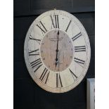 Large oval Hotel Westminster wall clock