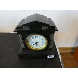 Slate cased mantle clock