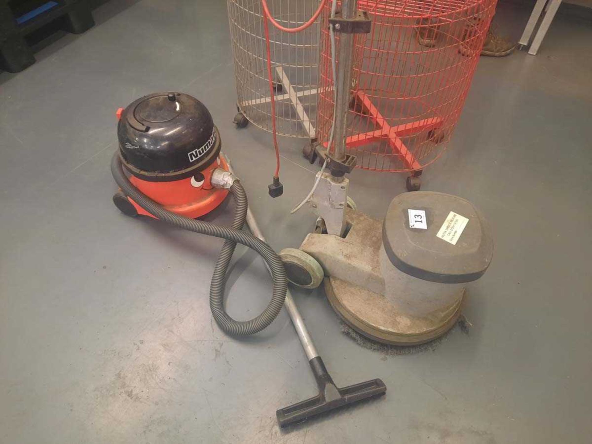 +VAT Nilfisk scrubber buffer plus a Numatic vacuum cleaner - Image 2 of 2