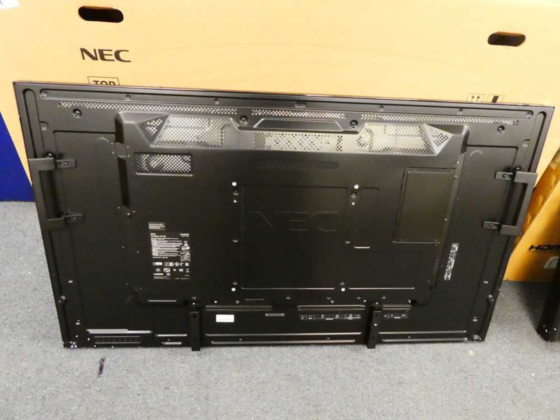 +VAT NEC multi-sync X552S 55" LCD monitor with connector cables, remote control and box - Image 3 of 4