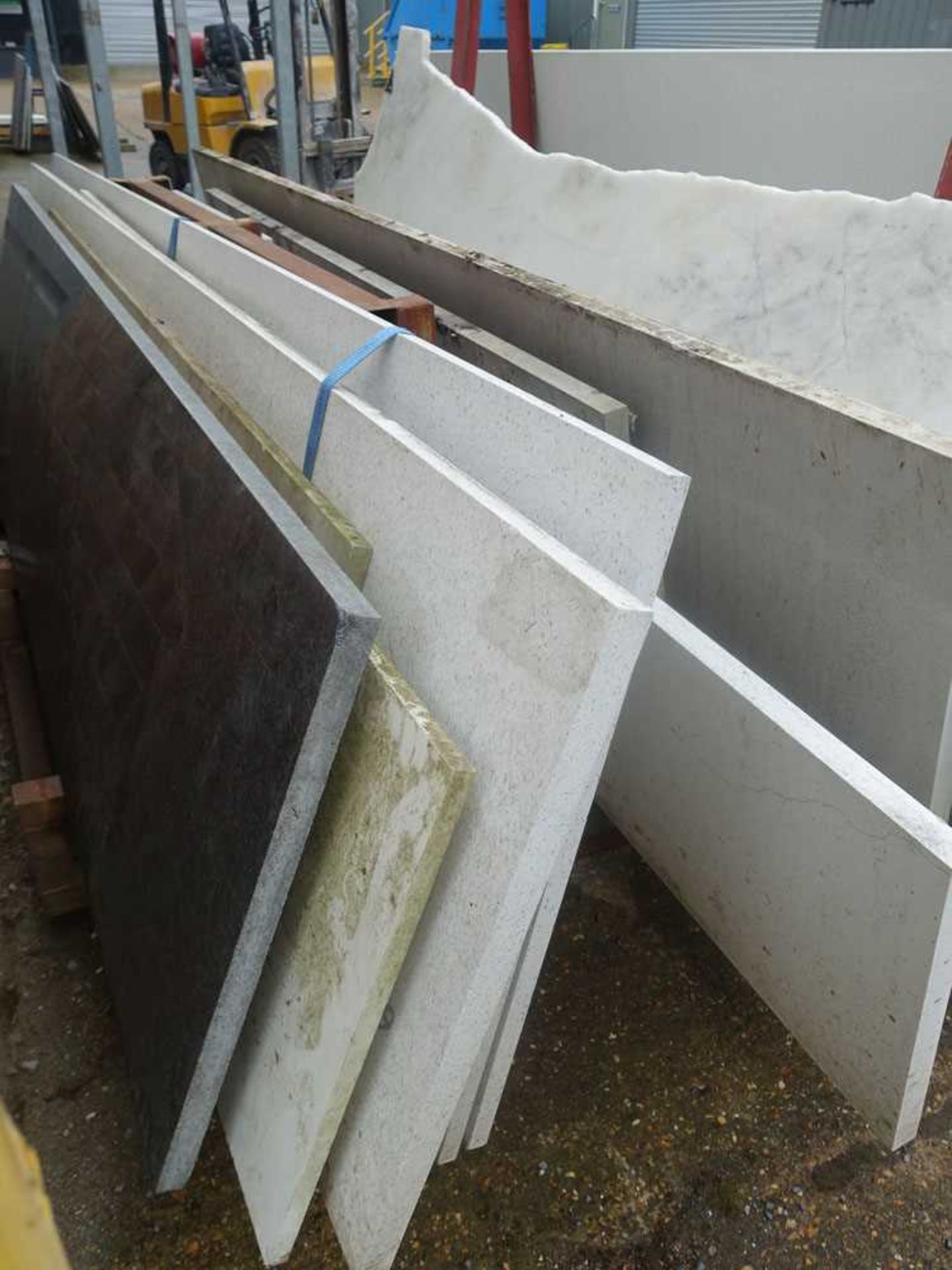 +VAT Remaining stock of marble, quartz, and other sheeting (outside the building) - Image 4 of 8