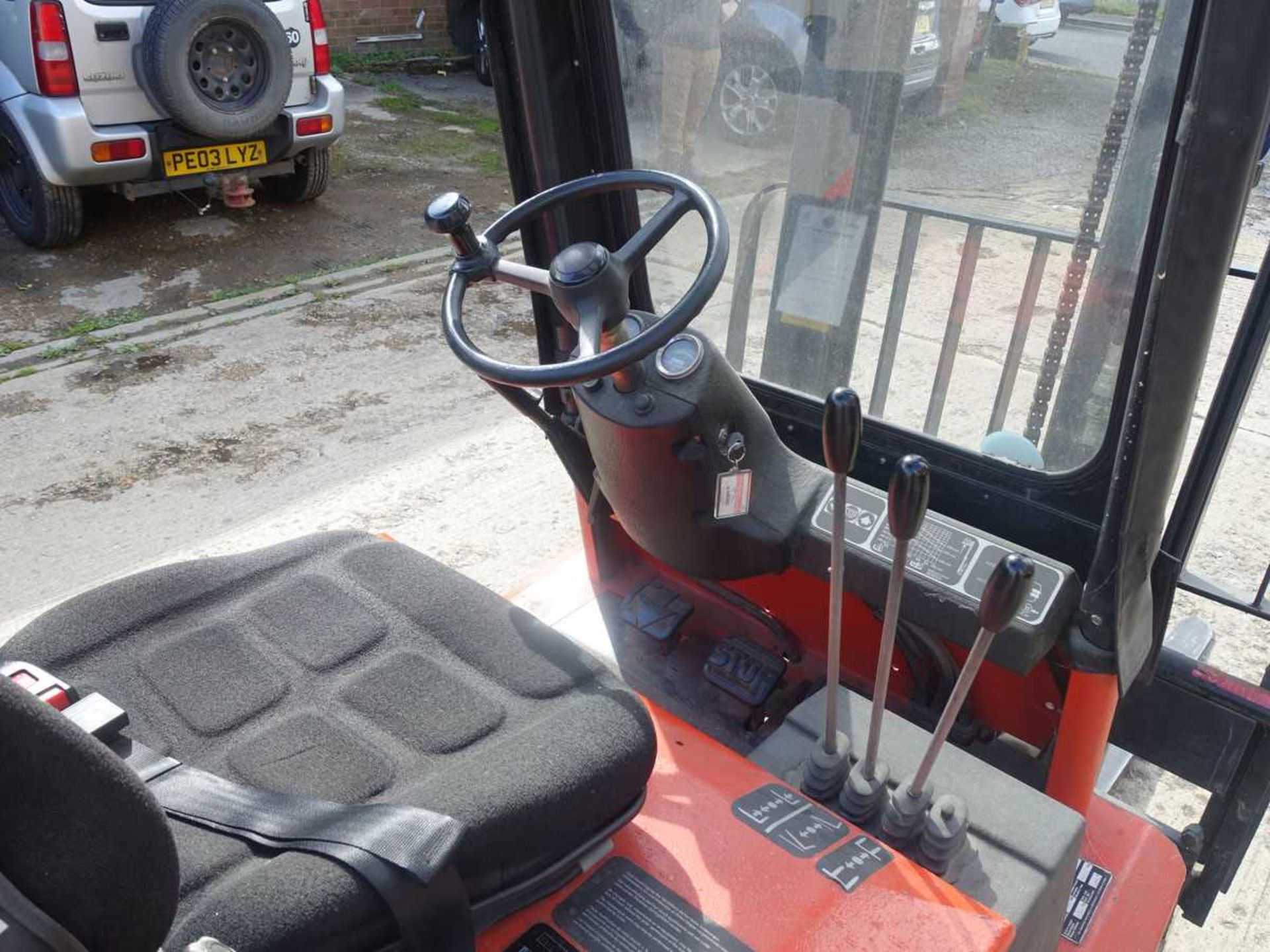 +VAT Linde E16S electric counterbalance forklift truck with side shift Year: 1995 Compacity: - Image 5 of 9