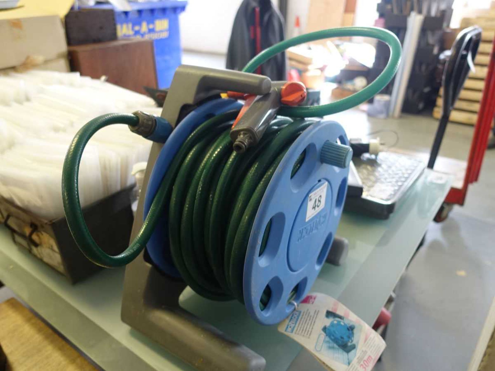 +VAT Hozelock hose and reel - Image 2 of 2