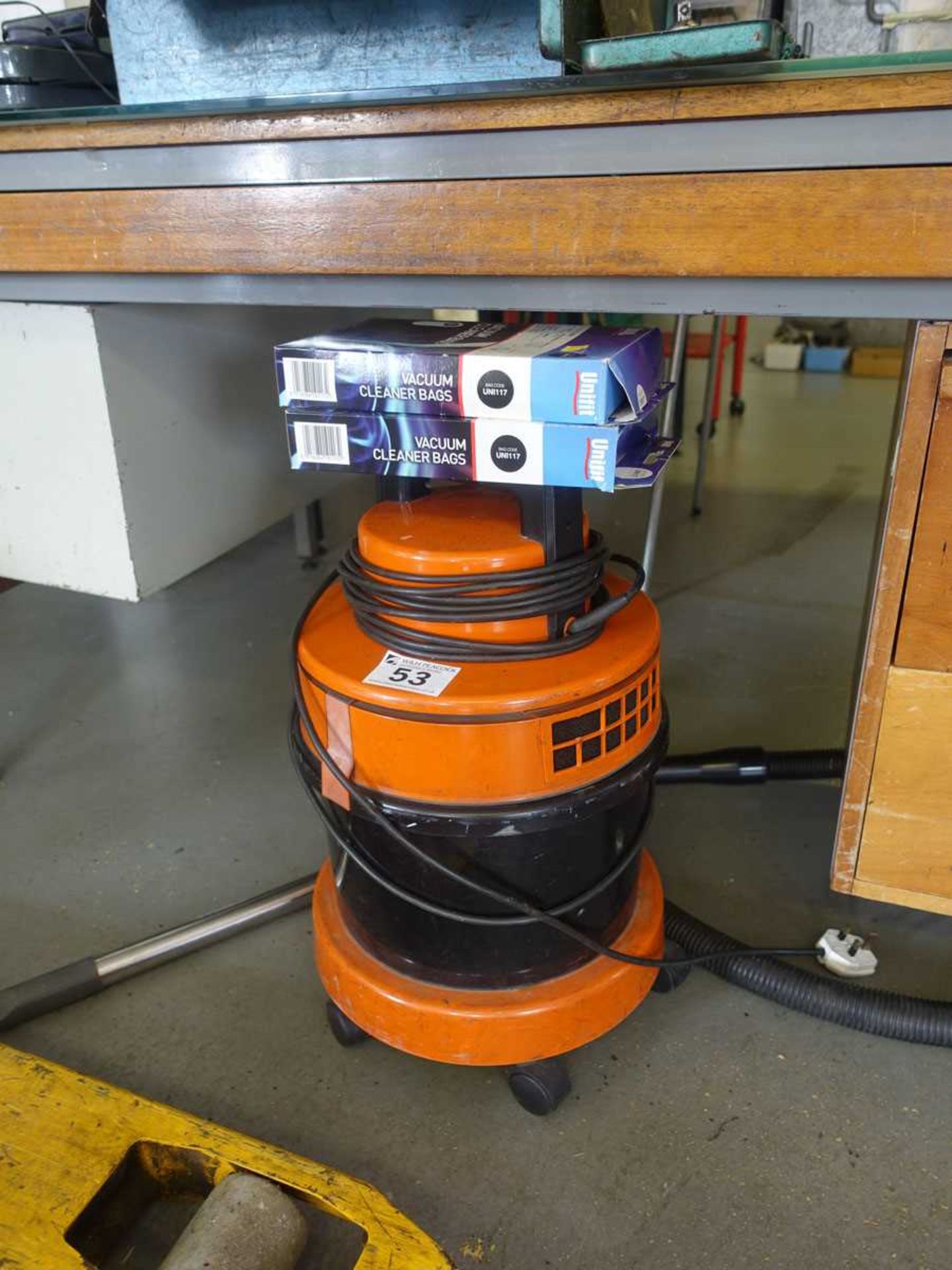 +VAT Vax 2000 drag along cylinder vacuum cleaner and spare bags - Image 2 of 2