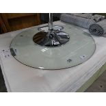+VAT Circular bevelled glass table surface (diameter approx. 1060)