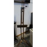 Wooden artists easel