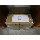 16 small boxes each containing 4 glass tumblers