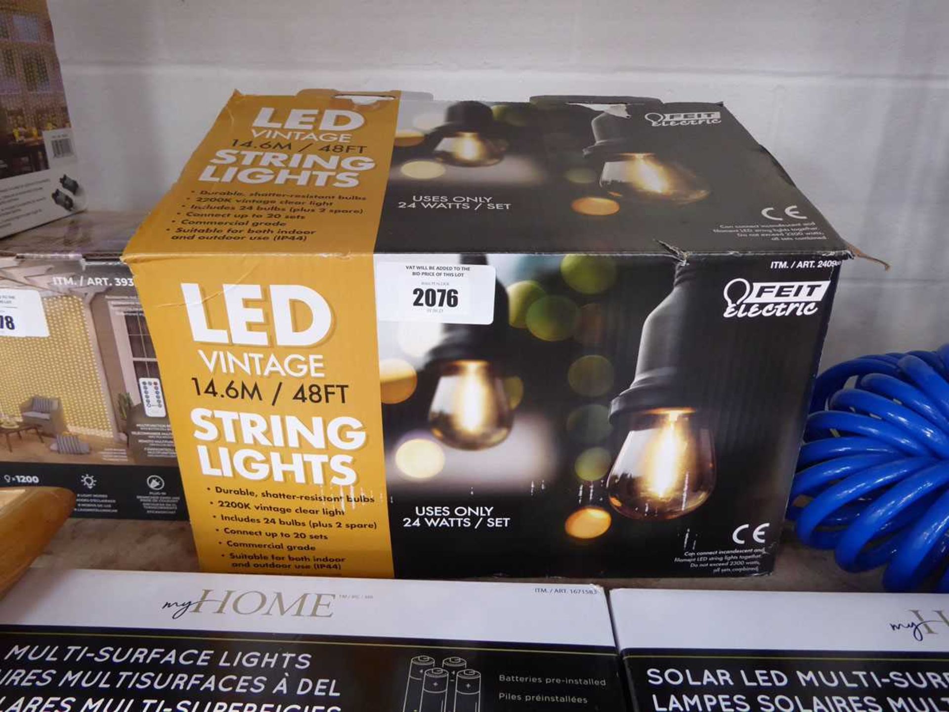 +VAT Boxed LED vintage garden string lights
