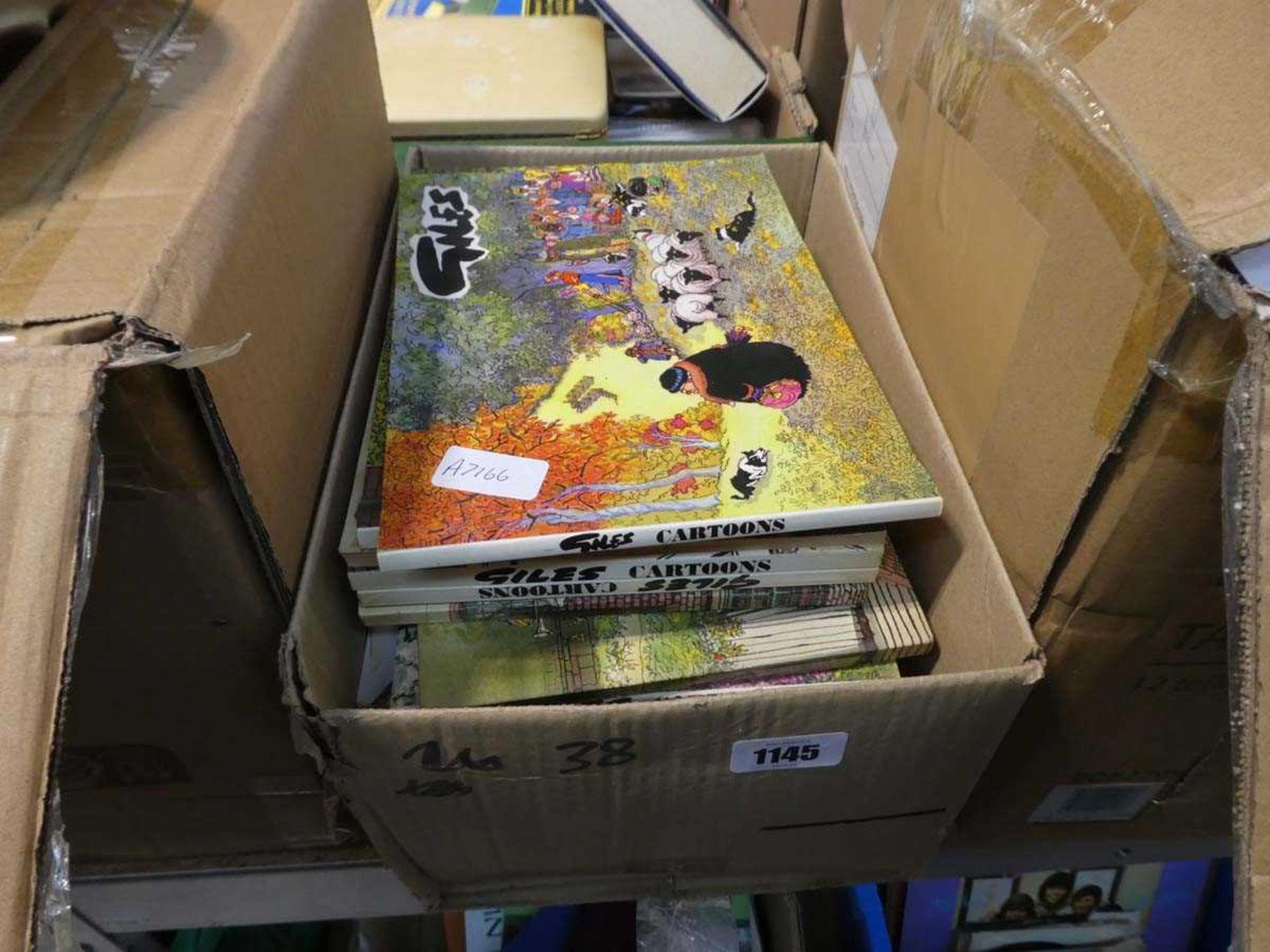 Quantity of Giles cartoon books