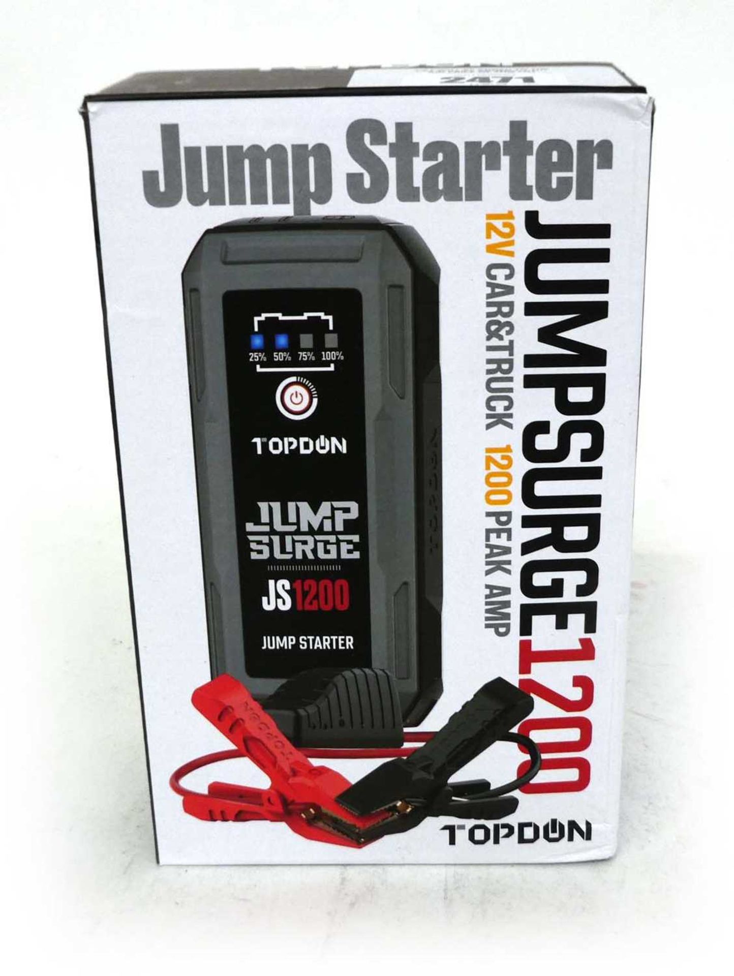 +VAT Topdon JumpSurge 1200 jump starter, boxed