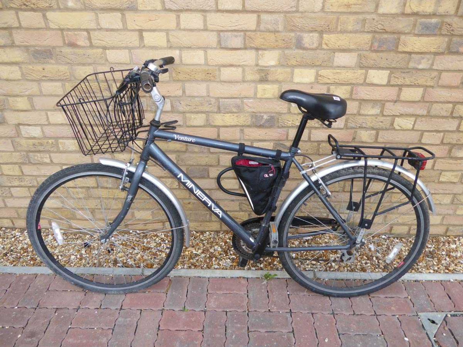 Minerva Venture push bike in grey