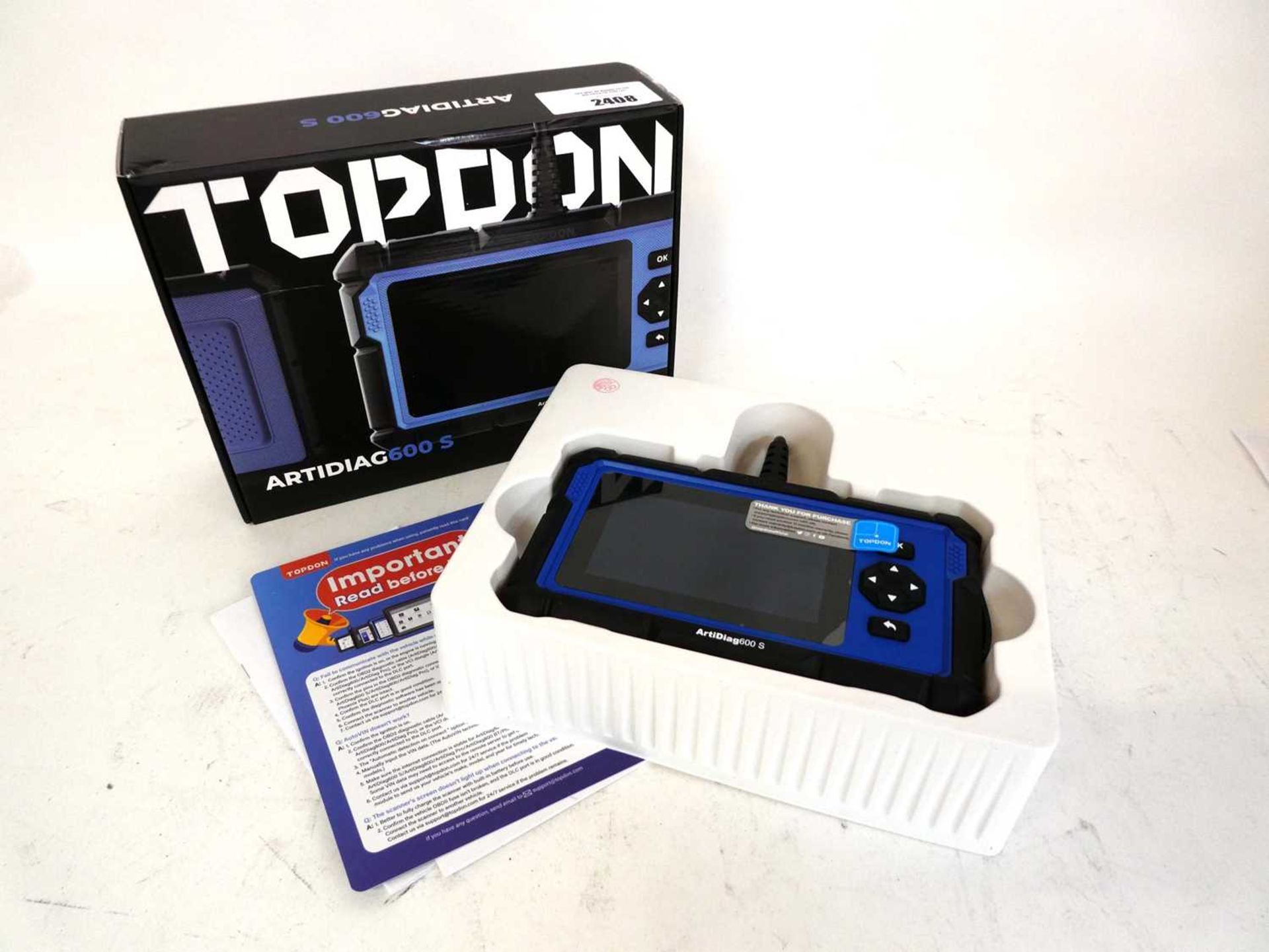 +VAT TOPDON Artidiag600 S diagnostic device, boxed