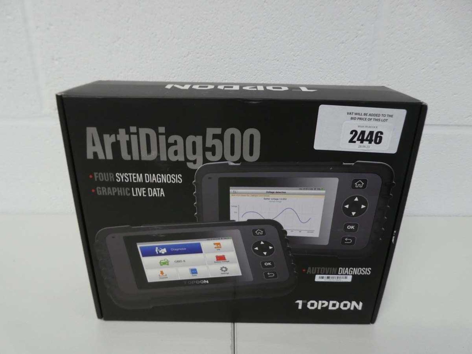 +VAT Boxed Topdon Artidiag 500 car diagnostic reader