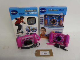 +VAT Quantity of Kiddy Zoom cameras incl. Vtech Kiddy Zoom Action Came HD and Vtech Kiddy Zoom Duo