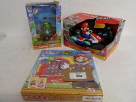 +VAT Quantity of Super Mario toys and games incl. Super Mario Crazy Cube game, Helicopter Yoshi