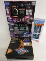 +VAT Quantity of musical toys incl. Vtech 10 in 1 Kiddy DJ Mix, Vtech Super Sound karaoke speaker,