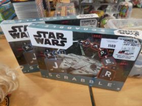 +VAT 2x Star Wars Scrabble games, sealed