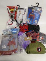 Quantity of kids dress up outfits incl. Superman, Avengers, Spider-Man, Air Force, Supergirl,