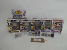 +VAT Collection of collectible Pop! figurines incl. Harley Quinn, Groot, America Chavez, Zeus and