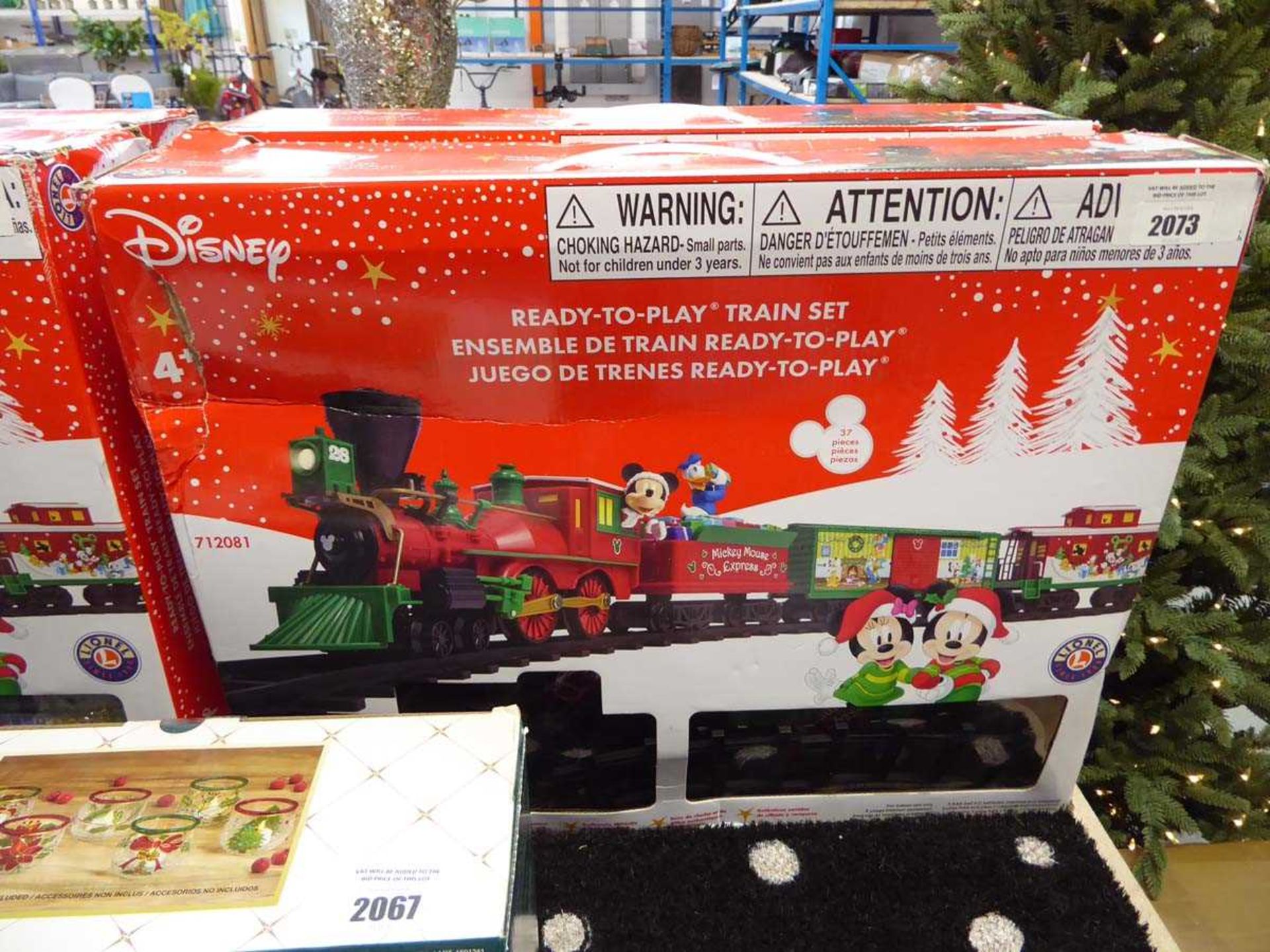 +VAT Disney Christmas themed train set