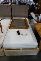 Single bed with electric powered lifting assistance, Dreamworks Beds Adjusta Pocket mattress and