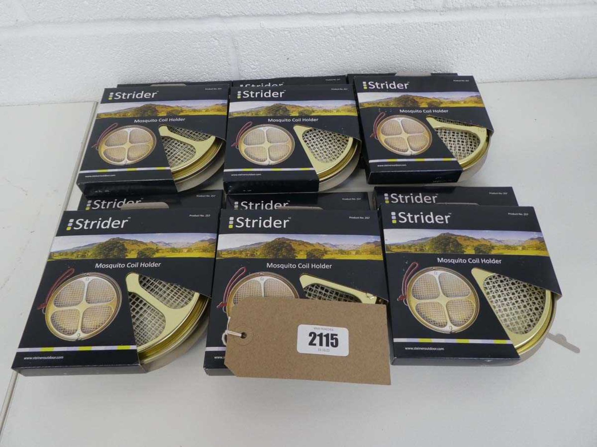 12 packs of Strider mosquito coil holders