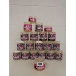 20 tubs of Mainline fishing bait incl. balanced wafters, hi-visual pop-ups, etc. incl. flavours