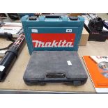 Cased Makita 240V rotary hammer drill, together with a cased Nail Master Brad gun