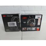 +VAT Boxed JSP The Force Typhoon full face twin cartridge respirator with boxed 3M Pelter X5A