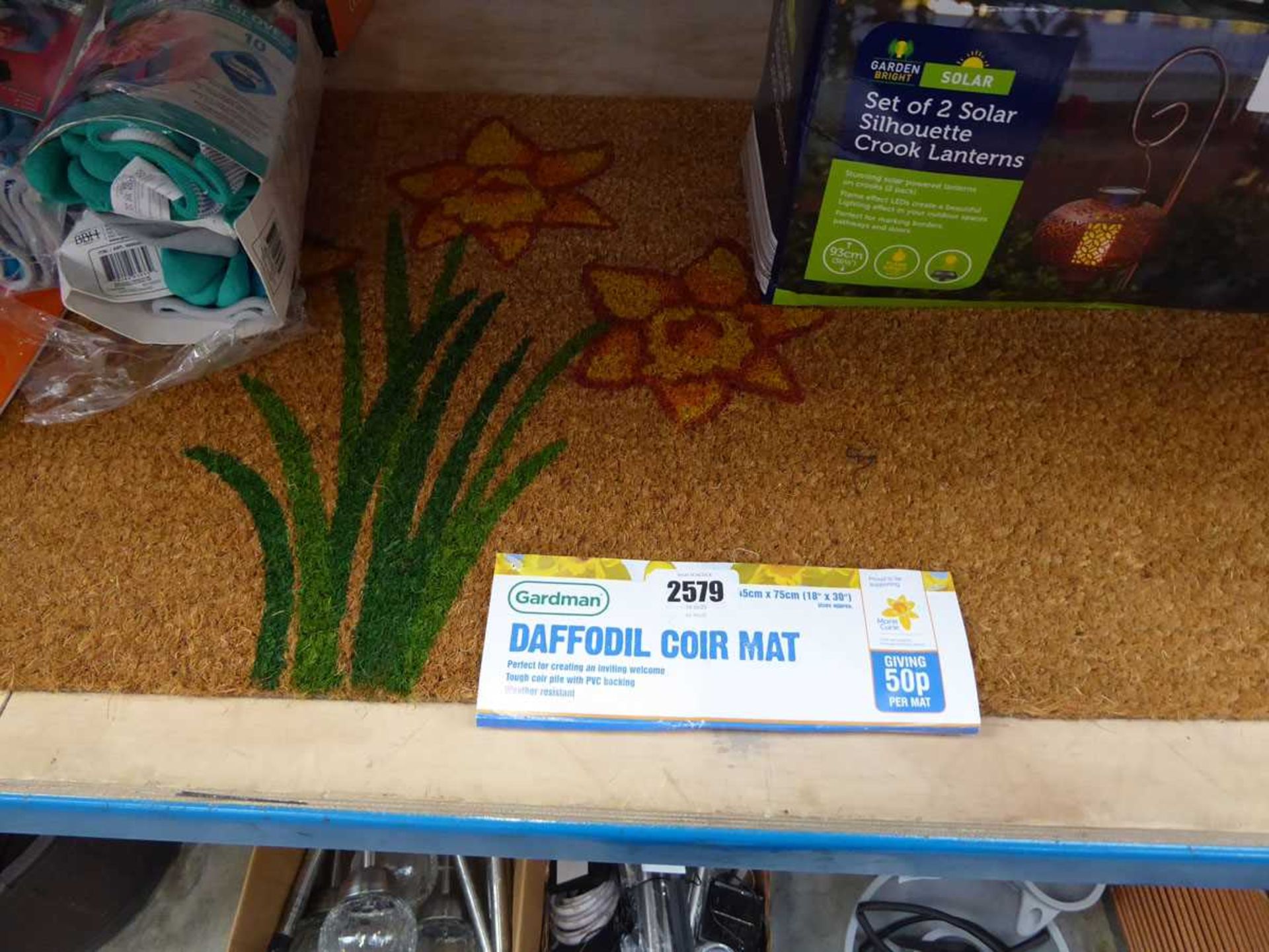 Pair of daffodil Coir floor mats - Image 2 of 2