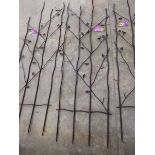 1.8m nature metal trellis