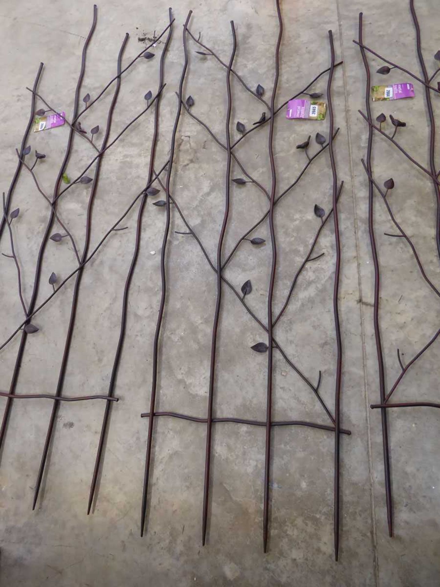 1.8m nature metal trellis