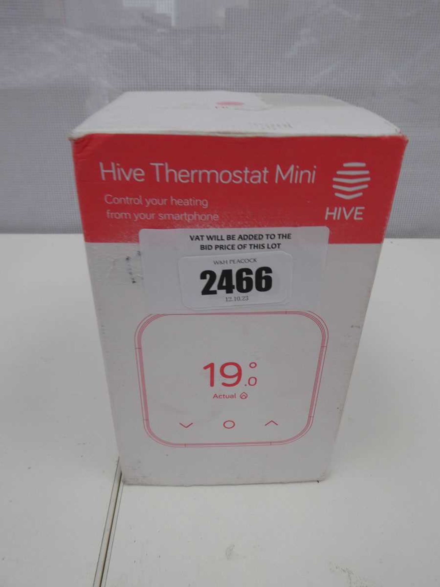 +VAT Boxed mini Hive Smart Home thermostat
