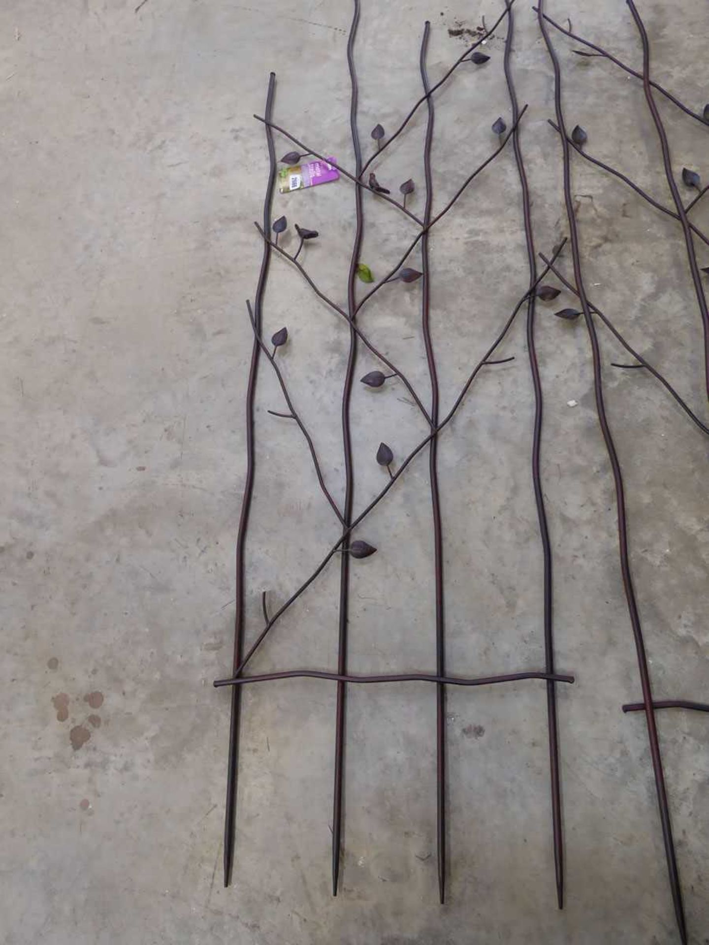 1.8m nature metal trellis