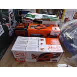 +VAT Boxed Black + Decker electric palm sander with boxed Black + Decker electric mouse sander and